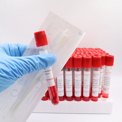 Tubi 4ml dell'esemplare del sangue dell'ANIMALE DOMESTICO degli esemplari del coronavirus