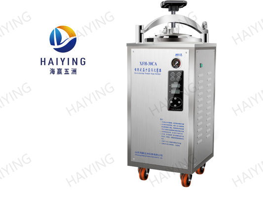 acciaio inossidabile dello sterilizzatore 304 verticali portatili dell'autoclave 30L